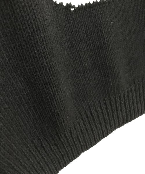 uniform experiment（ユニフォームエクスペリメント）uniform experiment (ユニフォームエクスペリメント) HALF ZIP SWEATER/ハーフジップセーター ブラック サイズ:3の古着・服飾アイテム