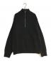 uniform experiment（ユニフォームエクスペリメント）の古着「HALF ZIP SWEATER/ハーフジップセーター」｜ブラック