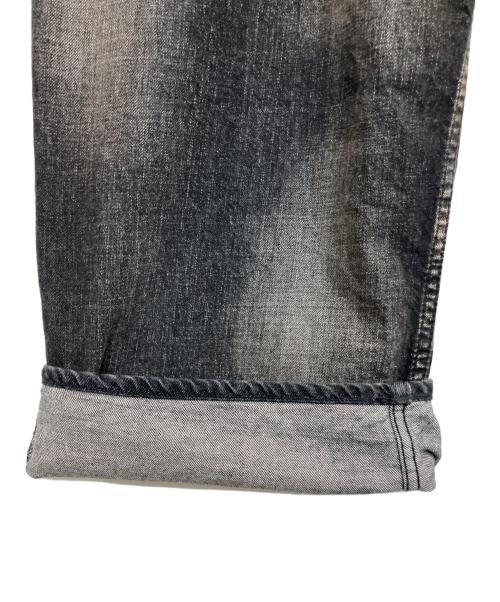ANCELLM（アンセルム）ANCELLM (アンセルム) AGING WIDE DENIM PANTS ブラック サイズ:2の古着・服飾アイテム