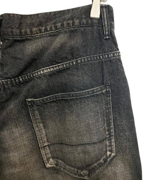 ANCELLM（アンセルム）ANCELLM (アンセルム) AGING WIDE DENIM PANTS ブラック サイズ:2の古着・服飾アイテム