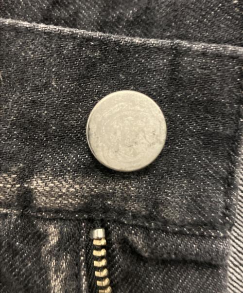 ANCELLM（アンセルム）ANCELLM (アンセルム) AGING WIDE DENIM PANTS ブラック サイズ:2の古着・服飾アイテム