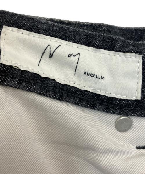 ANCELLM（アンセルム）ANCELLM (アンセルム) AGING WIDE DENIM PANTS ブラック サイズ:2の古着・服飾アイテム