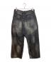 ANCELLM (アンセルム) AGING WIDE DENIM PANTS ブラック サイズ:2：28000円