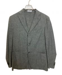 BOGLIOLI（ボリオリ）の古着「シルクリネンテーラードジャケット」｜グレー