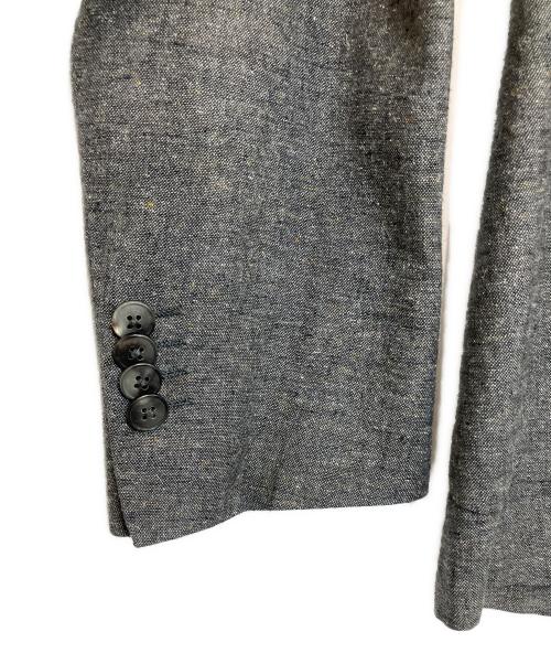 BOGLIOLI（ボリオリ）BOGLIOLI (ボリオリ) シルクリネンテーラードジャケット グレー サイズ:48の古着・服飾アイテム