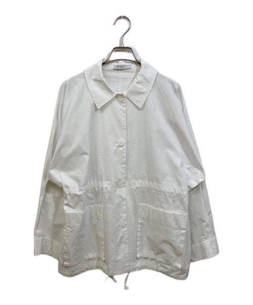ETRE TOKYO（エトレトウキョウ）ETRE TOKYO (エトレトウキョウ) コットンシャツジャケット ホワイト サイズ:Mの古着・服飾アイテム