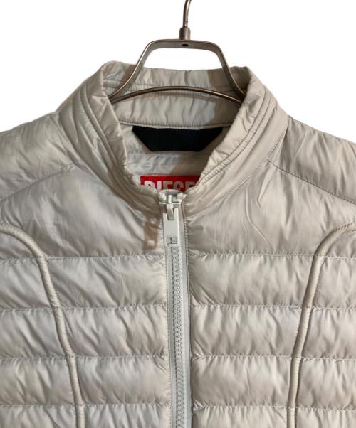 DIESEL（ディーゼル）DIESEL (ディーゼル) シンサレート中綿ベスト グレー サイズ:46の古着・服飾アイテム