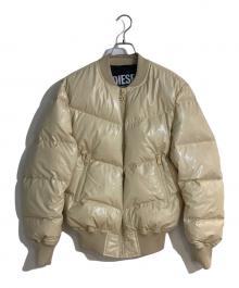 DIESEL（ディーゼル）の古着「ボンバージャケット」｜ベージュ