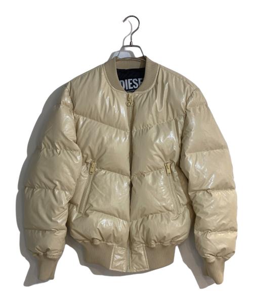 DIESEL（ディーゼル）DIESEL (ディーゼル) ボンバージャケット ベージュ サイズ:Sの古着・服飾アイテム