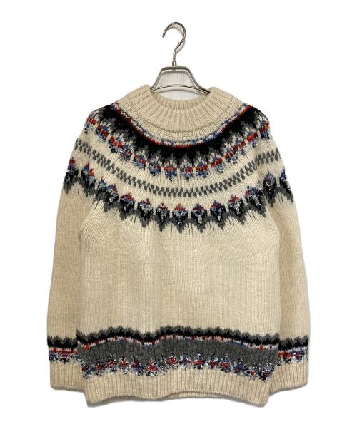 Coohem（コーヘン）Coohem (コーヘン) ノルディックセーター ベージュ サイズ:46の古着・服飾アイテム