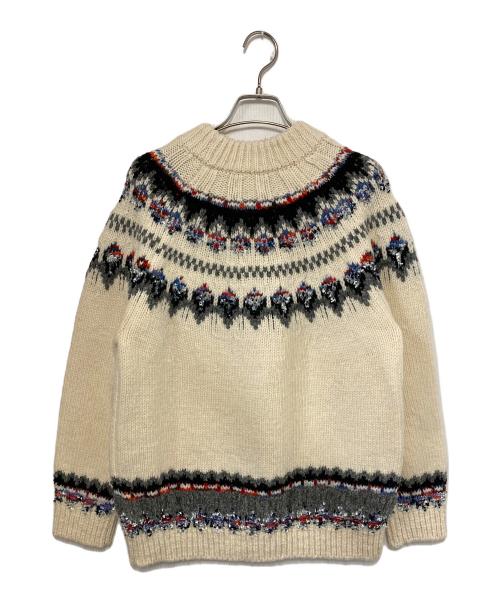 Coohem（コーヘン）Coohem (コーヘン) ノルディックセーター ベージュ サイズ:46の古着・服飾アイテム