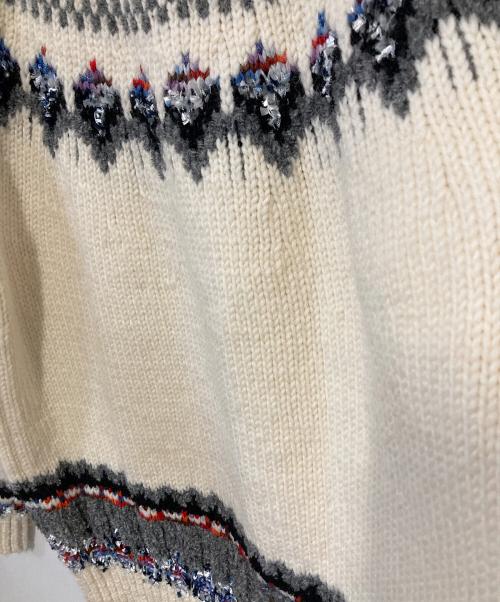 Coohem（コーヘン）Coohem (コーヘン) ノルディックセーター ベージュ サイズ:46の古着・服飾アイテム