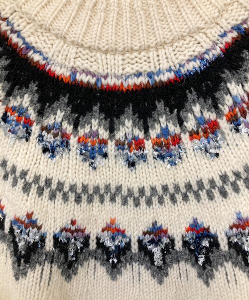 Coohem（コーヘン）Coohem (コーヘン) ノルディックセーター ベージュ サイズ:46の古着・服飾アイテム