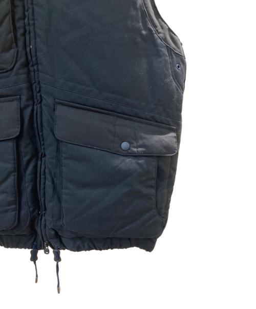 WHITE MOUNTAINEERING（ホワイトマウンテ二アニング）WHITE MOUNTAINEERING (ホワイトマウンテ二アニング) PERTE×E/W Viyella Down Vest ブラック サイズ:3の古着・服飾アイテム