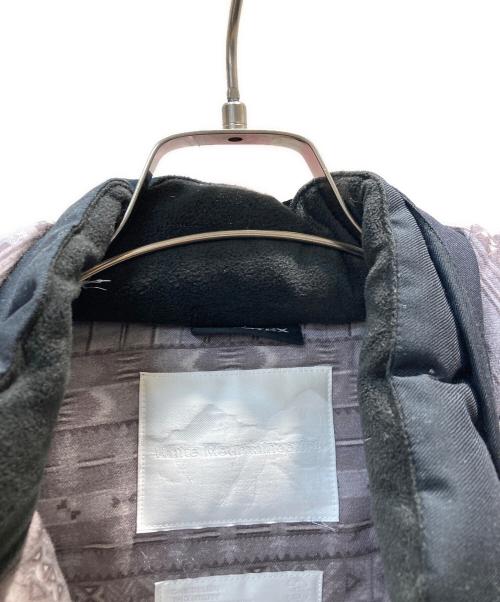 WHITE MOUNTAINEERING（ホワイトマウンテ二アニング）WHITE MOUNTAINEERING (ホワイトマウンテ二アニング) PERTE×E/W Viyella Down Vest ブラック サイズ:3の古着・服飾アイテム