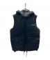 WHITE MOUNTAINEERING（ホワイトマウンテ二アニング）の古着「PERTE×E/W Viyella Down Vest」｜ブラック