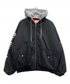 mirror9ミラーナイン）の古着「フーデッドジャケット」｜ブラック