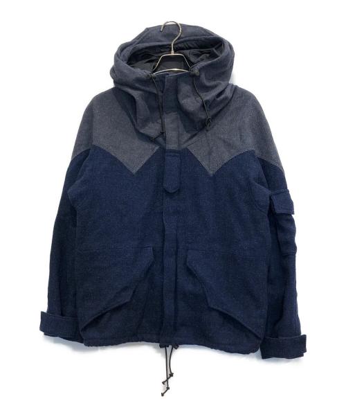 SPLOTCH of ink（スプロッチインク）SPLOTCH of ink (スプロッチインク) フーデッドジャケット ネイビー サイズ:Mの古着・服飾アイテム