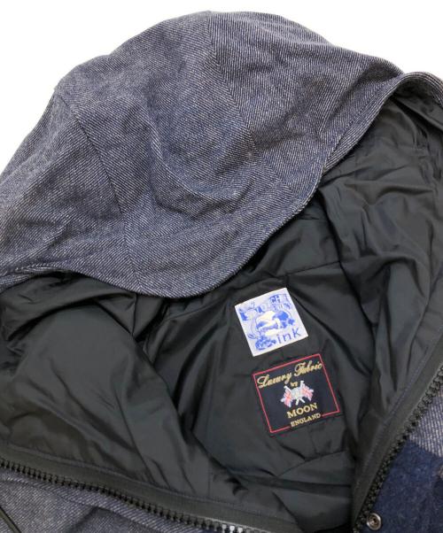 SPLOTCH of ink（スプロッチインク）SPLOTCH of ink (スプロッチインク) フーデッドジャケット ネイビー サイズ:Mの古着・服飾アイテム