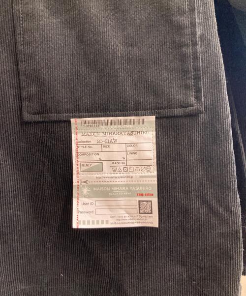 Maison MIHARA YASUHIRO（メゾン ミハラ ヤスヒロ）Maison MIHARA YASUHIRO (メゾン ミハラ ヤスヒロ) OVER SHIRTS ネイビー サイズ:46の古着・服飾アイテム