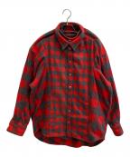 Y/PROJECTワイ プロジェクト）の古着「Double Layered Flannel Shirt SHIRT」｜レッド
