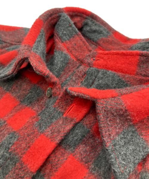 Y/PROJECT（ワイ プロジェクト）Y/PROJECT (ワイ プロジェクト) Double Layered Flannel Shirt SHIRT レッド サイズ:XXSの古着・服飾アイテム