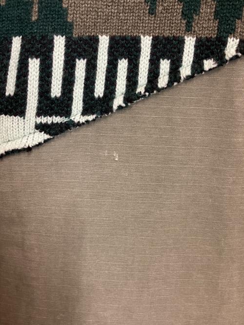 GREG LAUREN（グレッグローレン）GREG LAUREN (グレッグローレン) ALANUI (アラヌイ) Panelled Denim And Cashmere Cardigan マルチカラー サイズ:XSの古着・服飾アイテム