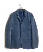 UNDERCOVERISMアンダーカバーイズム）の古着「裏ボアストレッチコーデュロイジャケット」｜ブルー