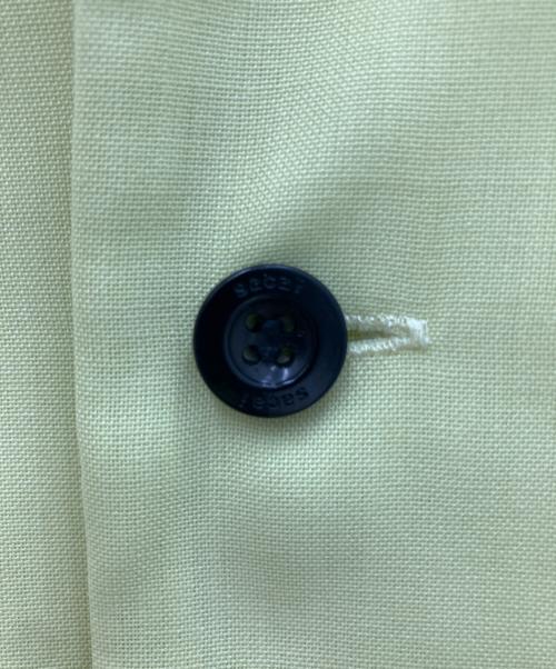 sacai（サカイ）sacai (サカイ) Suiting Shirt イエロー サイズ:2の古着・服飾アイテム