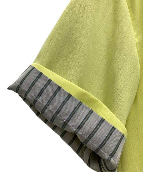 sacai（サカイ）sacai (サカイ) Suiting Shirt イエロー サイズ:2の古着・服飾アイテム