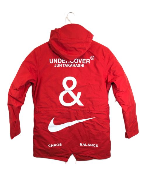 NIKE（ナイキ）NIKE (ナイキ) UNDERCOVER (アンダーカバー) 3レイヤーフィッシュテールパーカ レッド サイズ:SIZE Lの古着・服飾アイテム