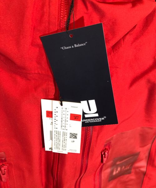 NIKE（ナイキ）NIKE (ナイキ) UNDERCOVER (アンダーカバー) 3レイヤーフィッシュテールパーカ レッド サイズ:SIZE Lの古着・服飾アイテム