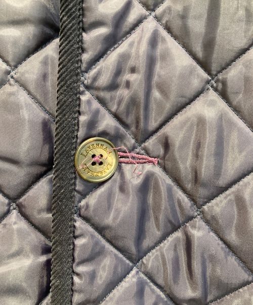 LAVENHAM（ラベンハム）LAVENHAM (ラベンハム) キルティングコート パープル サイズ:34の古着・服飾アイテム