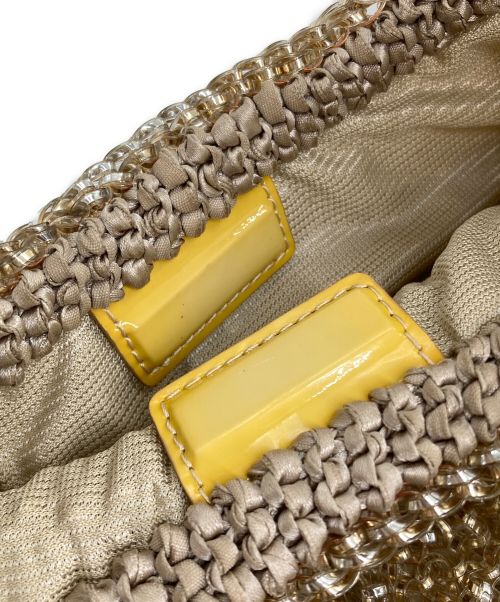 ANTEPRIMA（アンテプリマ）ANTEPRIMA (アンテプリマ) 2WAYワイヤーバッグ ベージュの古着・服飾アイテム