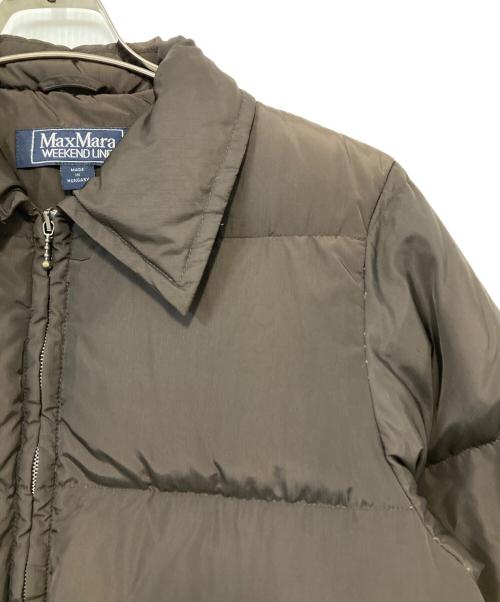 Max Mara WEEK END LINE（マックスマーラ ウイークエンドライン）Max Mara WEEK END LINE (マックスマーラ ウイークエンドライン) ダウンジャケット ブラウン サイズ:40の古着・服飾アイテム