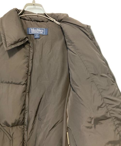 Max Mara WEEK END LINE（マックスマーラ ウイークエンドライン）Max Mara WEEK END LINE (マックスマーラ ウイークエンドライン) ダウンジャケット ブラウン サイズ:40の古着・服飾アイテム