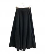 ATONエイトン）の古着「POLARTEC FLEECE CIRCLE SKIRT」｜ブラック