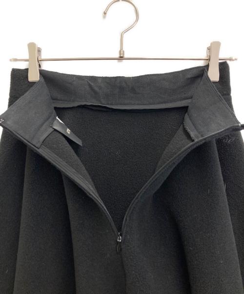 ATON（エイトン）ATON (エイトン) POLARTEC FLEECE CIRCLE SKIRT ブラック サイズ:2の古着・服飾アイテム