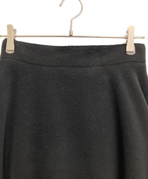 ATON（エイトン）ATON (エイトン) POLARTEC FLEECE CIRCLE SKIRT ブラック サイズ:2の古着・服飾アイテム