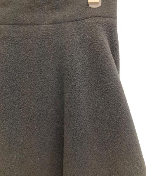 ATON（エイトン）ATON (エイトン) POLARTEC FLEECE CIRCLE SKIRT ブラック サイズ:2の古着・服飾アイテム