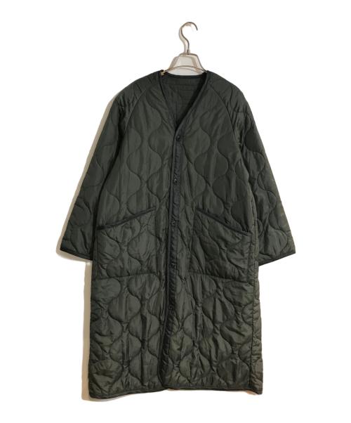 HYKE（ハイク）HYKE (ハイク) QUILTED LINER COAT/キルティングライナーコート カーキ サイズ:Mの古着・服飾アイテム