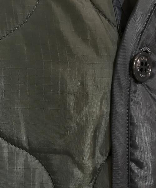 HYKE（ハイク）HYKE (ハイク) QUILTED LINER COAT/キルティングライナーコート カーキ サイズ:Mの古着・服飾アイテム