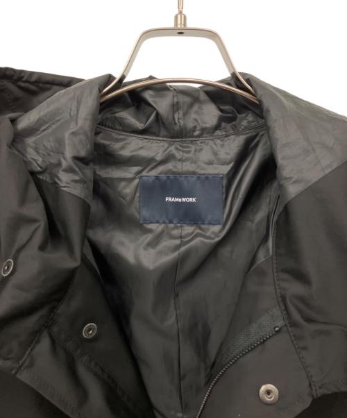 FRAMeWORK（フレームワーク）FRAMeWORK (フレームワーク) フィッシュテールブルゾン ブラック サイズ:38の古着・服飾アイテム