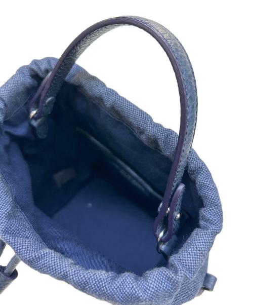 Maison Margiela（メゾンマルジェラ）Maison Margiela (メゾンマルジェラ) 5AC バケットバッグ ネイビーの古着・服飾アイテム