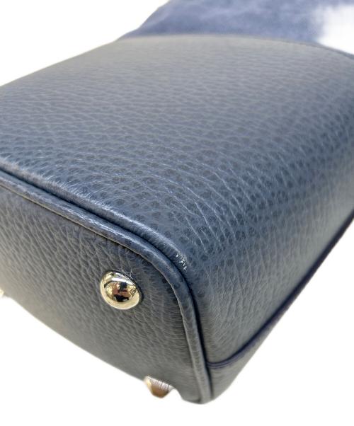 Maison Margiela（メゾンマルジェラ）Maison Margiela (メゾンマルジェラ) 5AC バケットバッグ ネイビーの古着・服飾アイテム