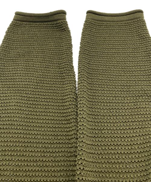 WANSIE WORKWEAR & UNIFORM（ワンジーワークウェアアンドユニフォーム）WANSIE WORKWEAR & UNIFORM (ワンジーワークウェアアンドユニフォーム) WATER PROOF MESH CREW NECK KNIT カーキ サイズ:Lの古着・服飾アイテム