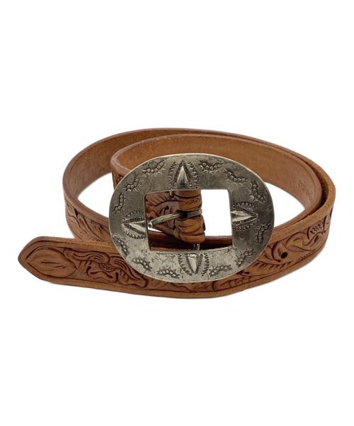 RALPH LAUREN（ラルフローレン）RALPH LAUREN (ラルフローレン) コンチョカービングレザーベルトの古着・服飾アイテム