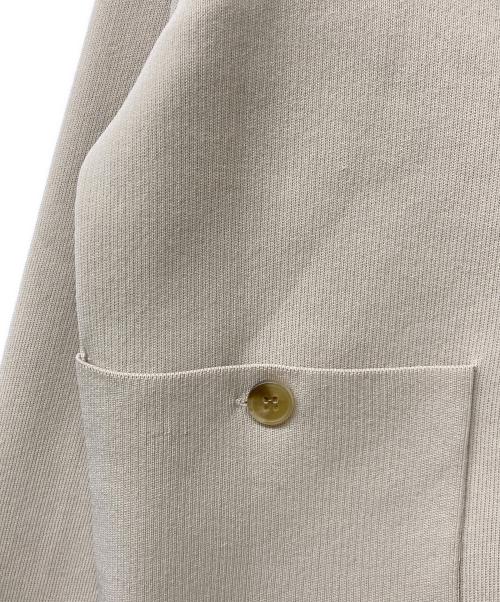 quaranciel（カランシエル）quaranciel (カランシエル) ノーカラー クラシカル ジャケット カーディガン ベージュ サイズ:Fの古着・服飾アイテム