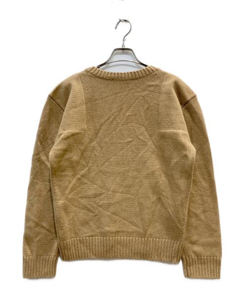 Plage（プラージュ）Plage (プラージュ) CAMEL WOOLVネックプルオーバー ブラウン サイズ:FREEの古着・服飾アイテム