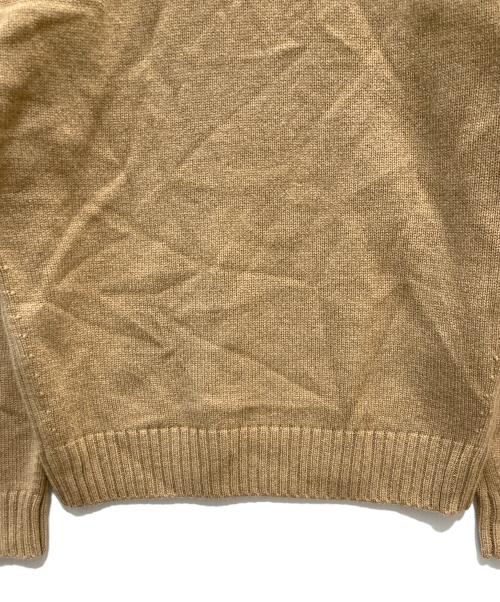 Plage（プラージュ）Plage (プラージュ) CAMEL WOOLVネックプルオーバー ブラウン サイズ:FREEの古着・服飾アイテム